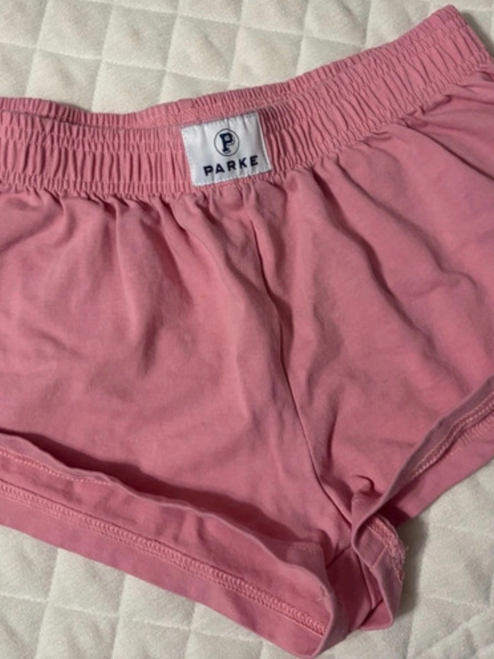 Parke Pink Cotton Sleep Shorts - Women's Relaxed Pajama Bottoms